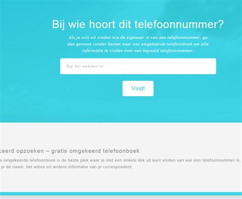 telnr achterhalen|Omgekeerd zoeken op telefoonnummer